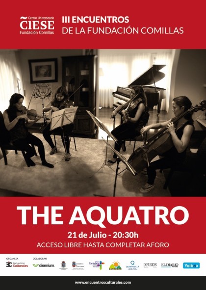 Turismo Cantabria - Turismo Cultural - Año Jubilar Lebaniego - Concierto - música clasica- The Aquatro String Quartet en concierto