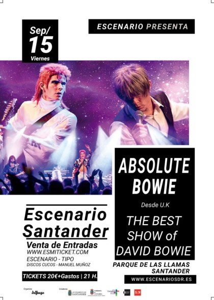 Turismo Cantabria - Año Jubilar Lebaniego - conciertos- Escenario Santander- septiembre- tributo a Bowie