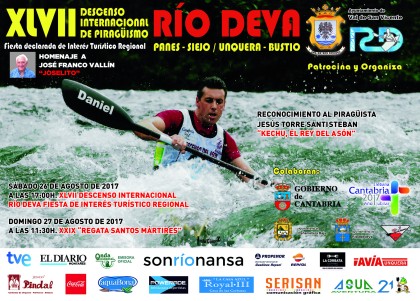 Turismo Cantabria - Deporte- Año Jubilar Lebaniego 2017- agosto- río deva- descenso internacional del río deva- fiestas de interés turístico regional- unquera- panes 