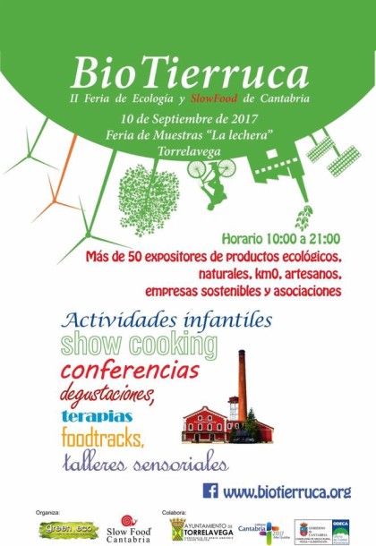 Turismo Cantabria - Año Jubilar Lebaniego - Biotierruca- alimentos ecológicos- show cooking-artesanos- septiembre- Torrelavega- La Lechera- actividades infantiles