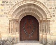 Etapa 3. Cabañes-Santo Toribio.Puerta del Perdón,Monasterio de Santo Toribio de Liébana.